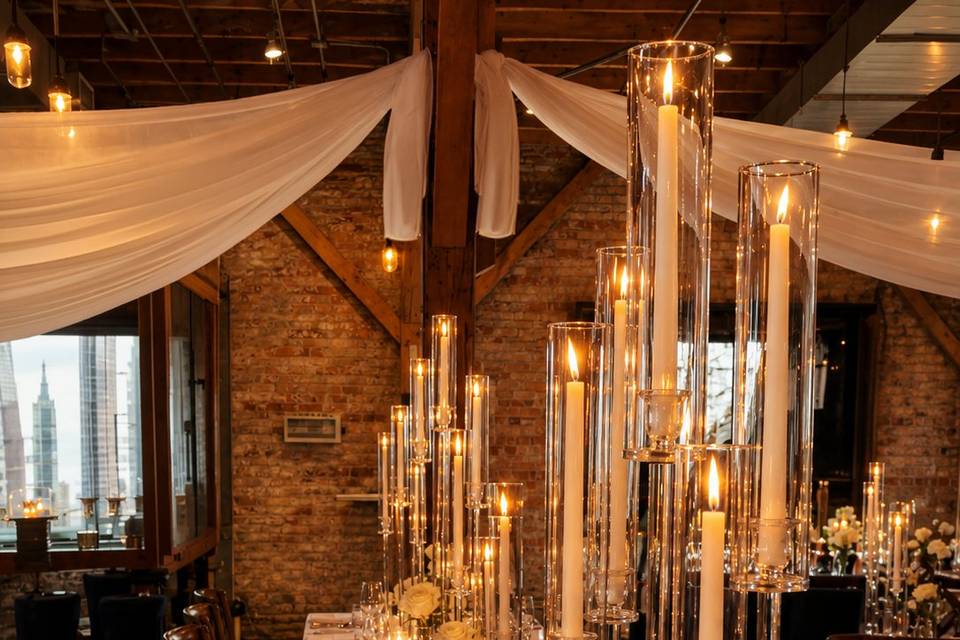 Luxury Candelabra Wedding Déco