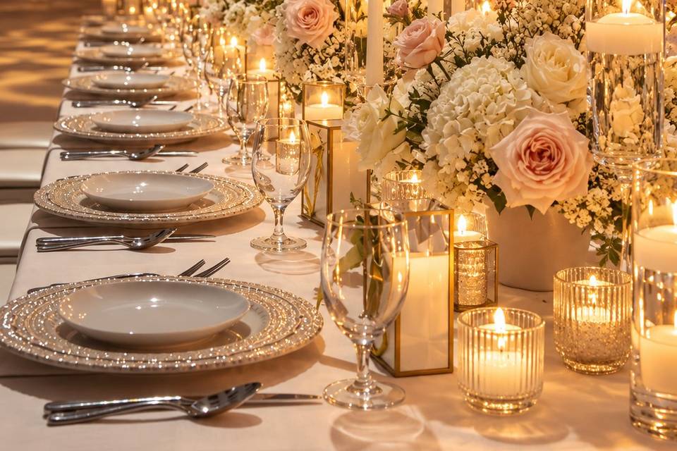 Lush Florals & Candlelight