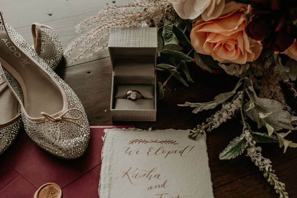 Keepsake/Elopement announcemen