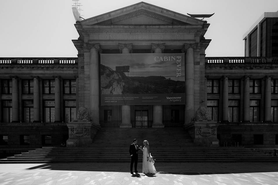 Vancouver art gallery wedding