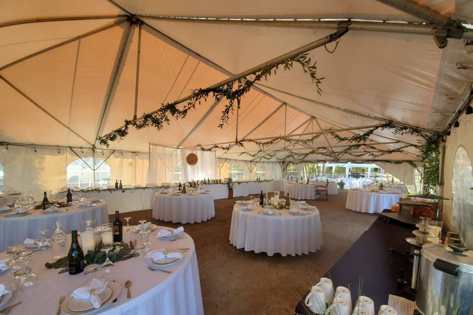 Elegant September Tent Wedding