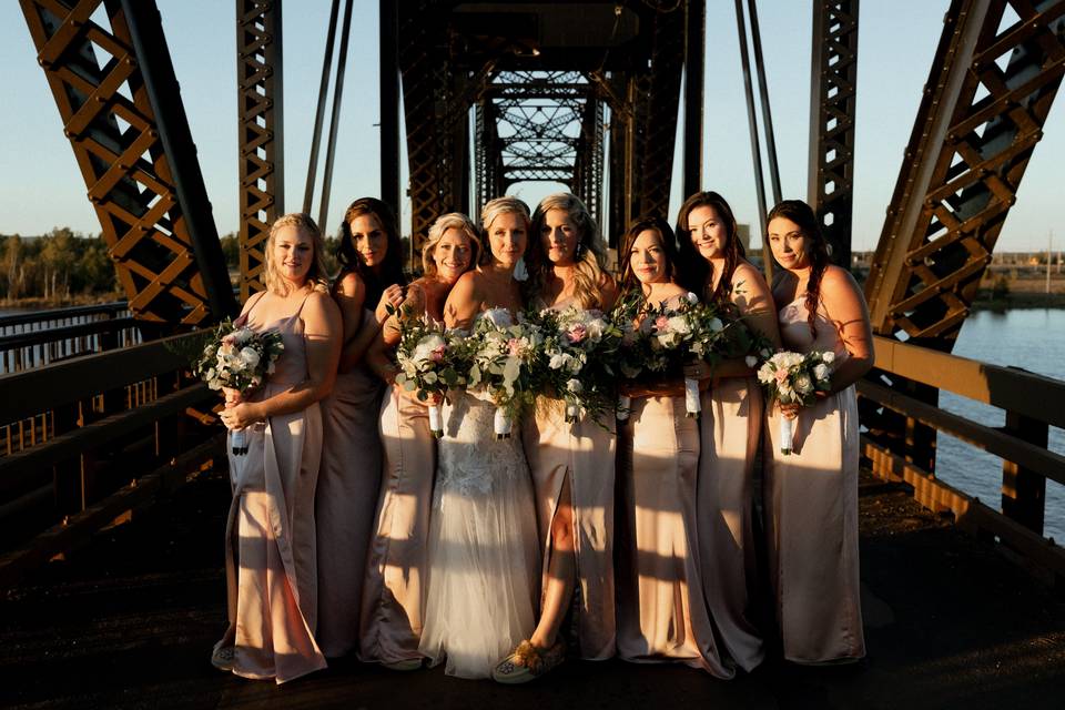 Bridal party in Little Current