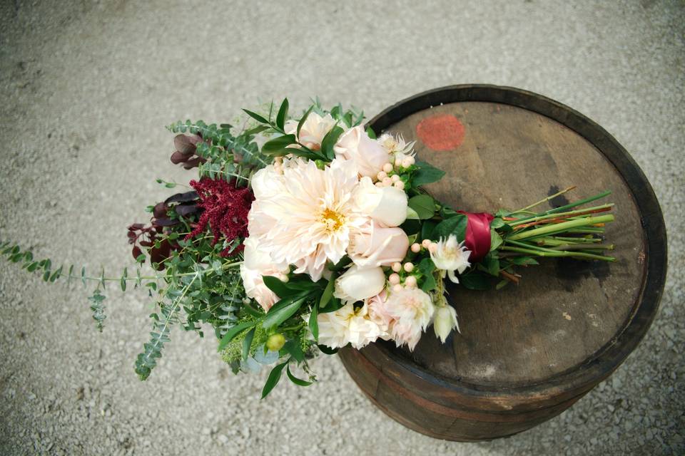 Whiskey Barrel Bouquet