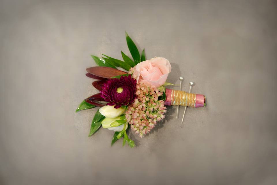 Dahlia Boutonniere