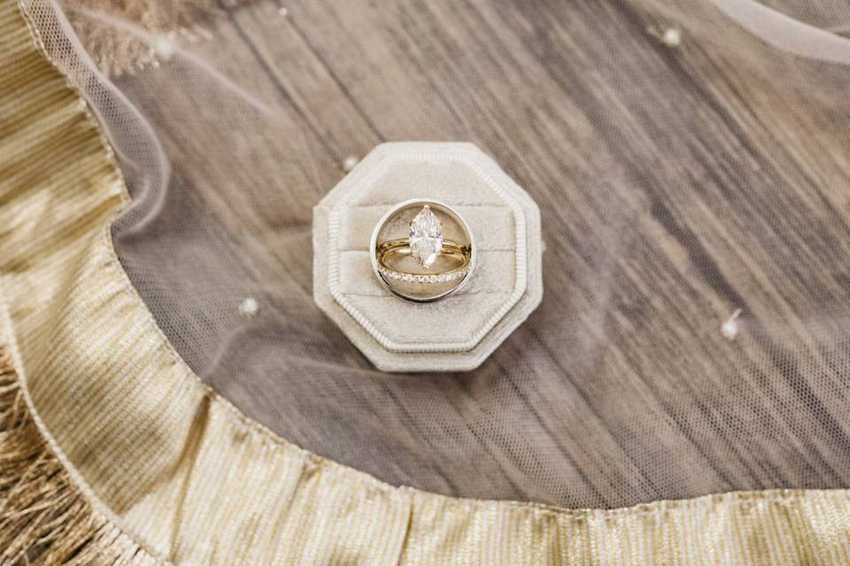 Engagement ring shot