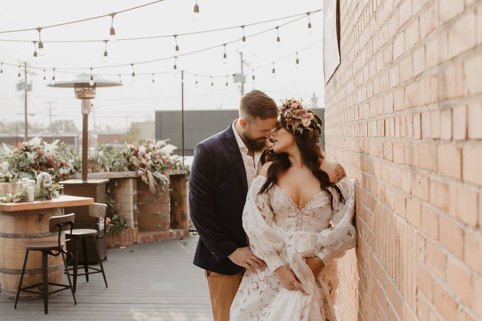 Floral couple