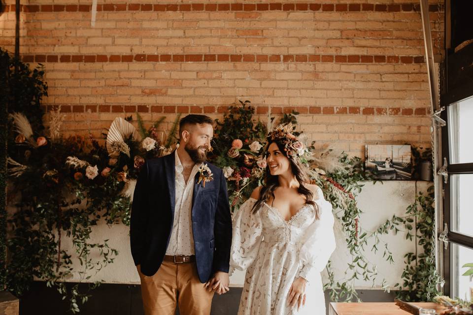 Floral couple