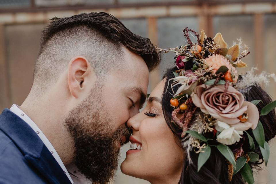 Floral couple