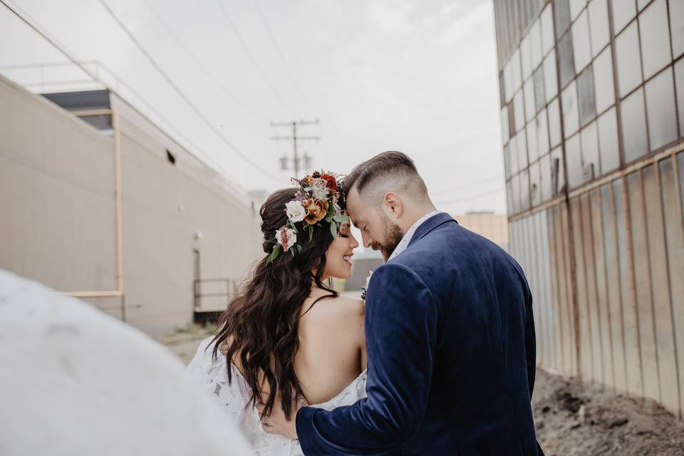 Floral couple