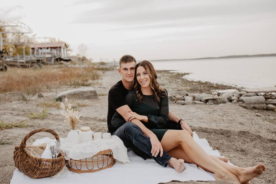 Beach engagement