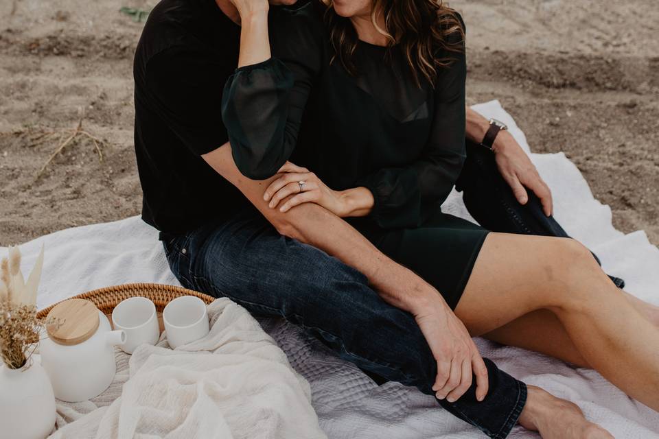 Beach engagement