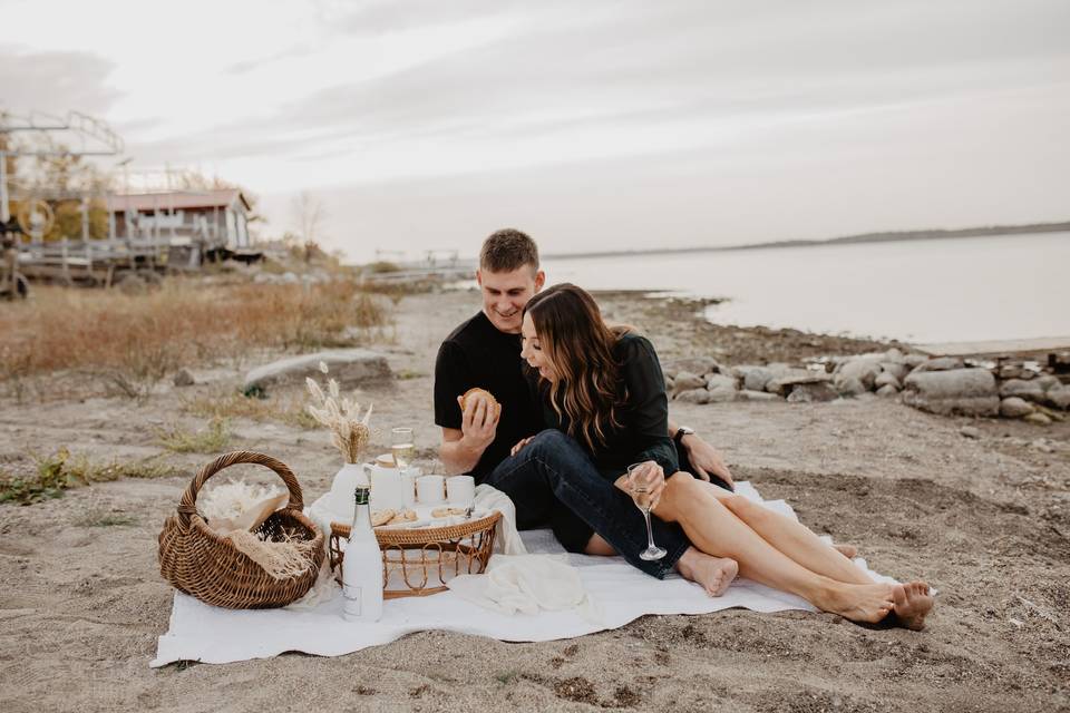 Beach engagement