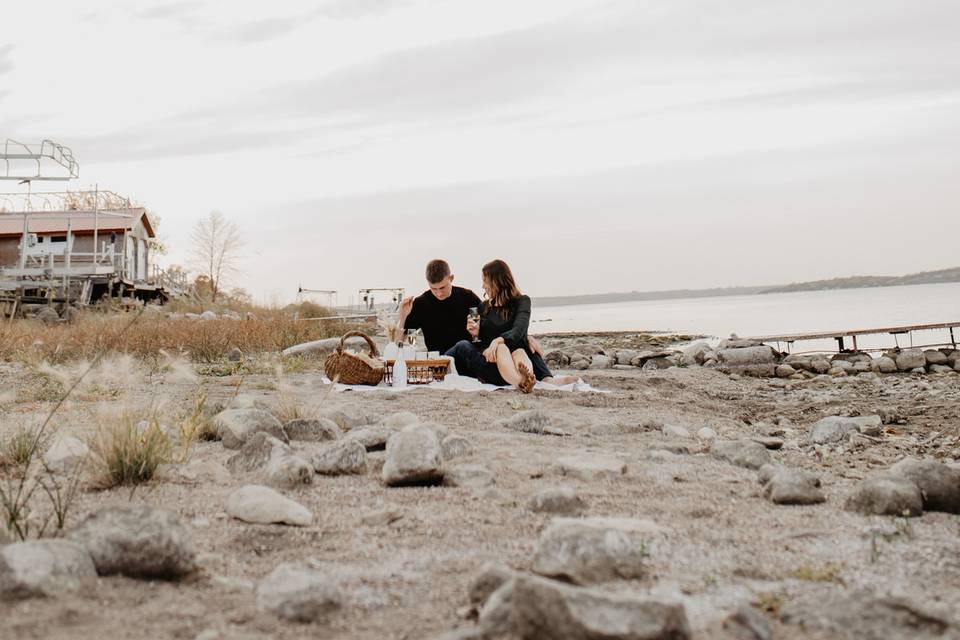 Beach engagement