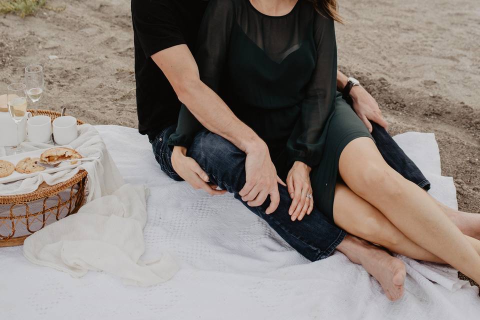 Beach engagement