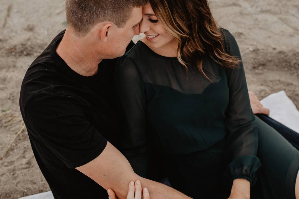 Beach engagement