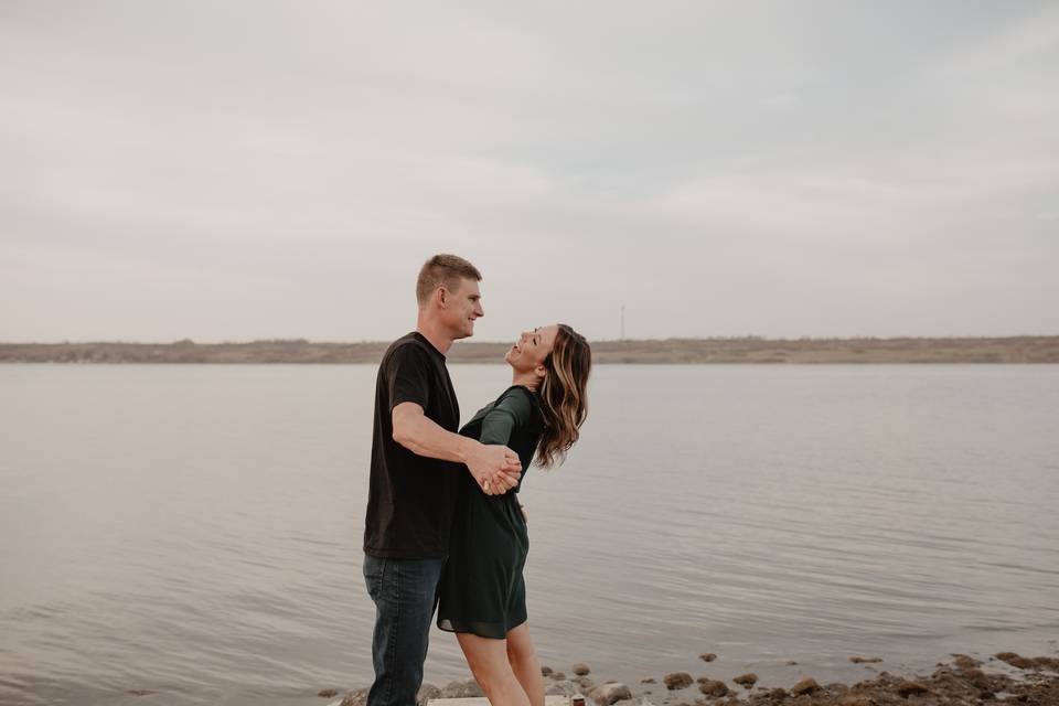 Beach engagement