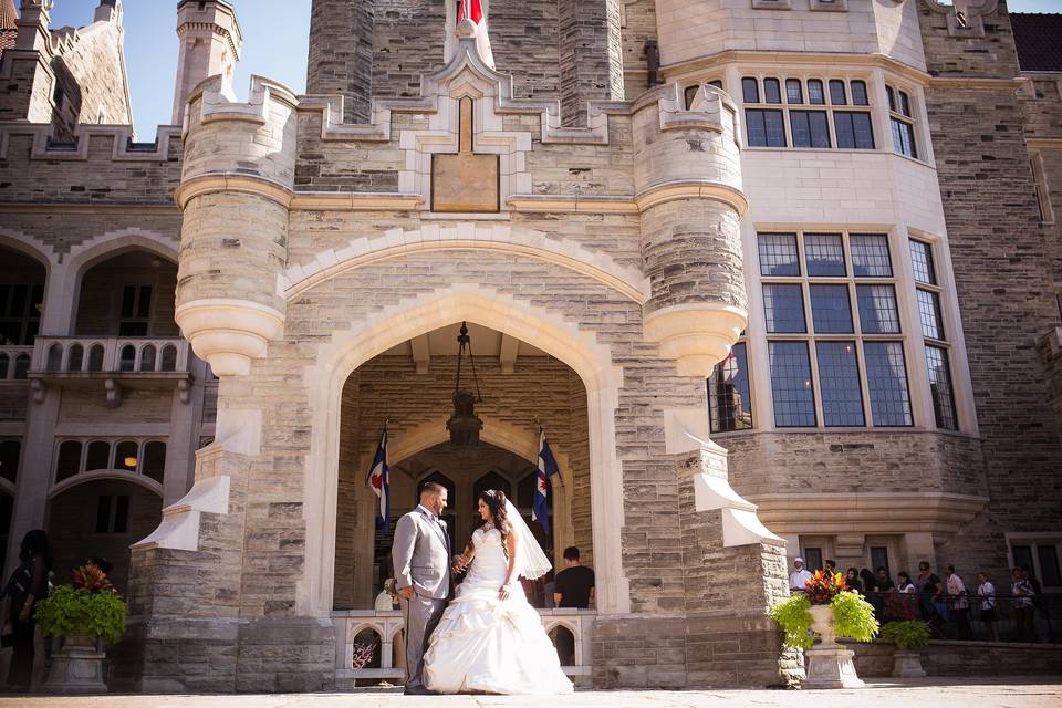 Justin & Lisa at Casa Loma