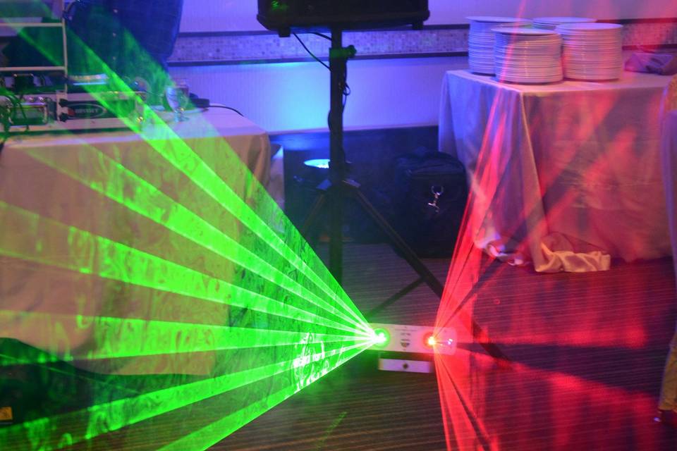 Dj laser effect