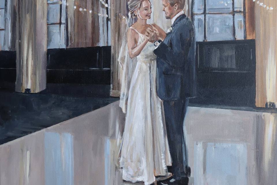 First dance painting