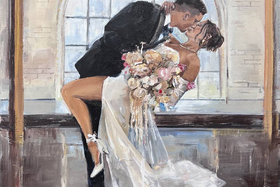 Live wedding painter toronto