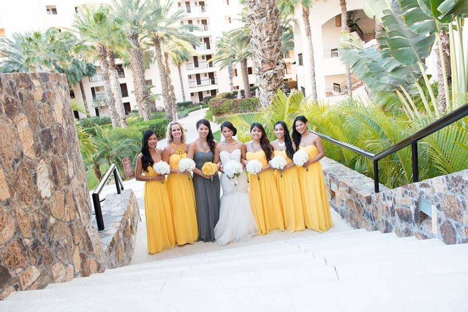 Yellow Bridesmaid Dresses