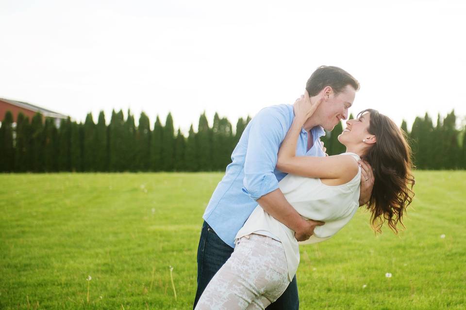 Whitby, Ontario engagement photos