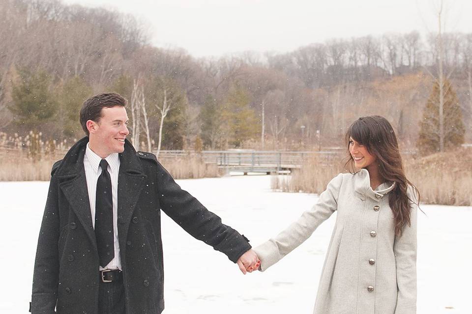 Whitby, Ontario engagement photos