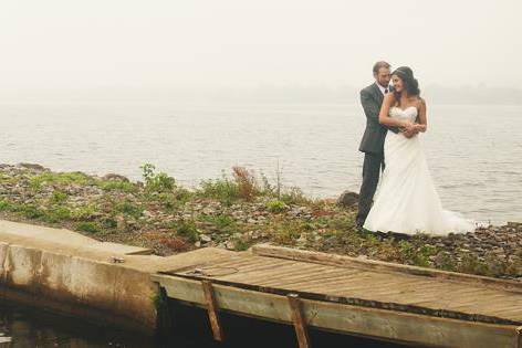 Whitby, Ontario bride and groom