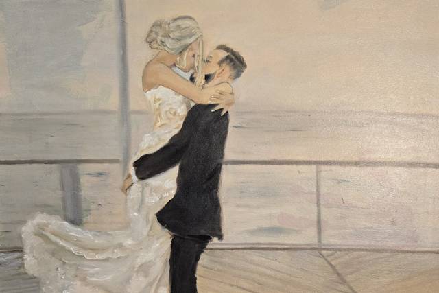 Rina Newton Live Wedding Painter (Painting)