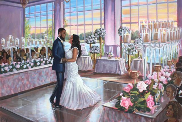 Rina Newton Live Wedding Painter (Painting)