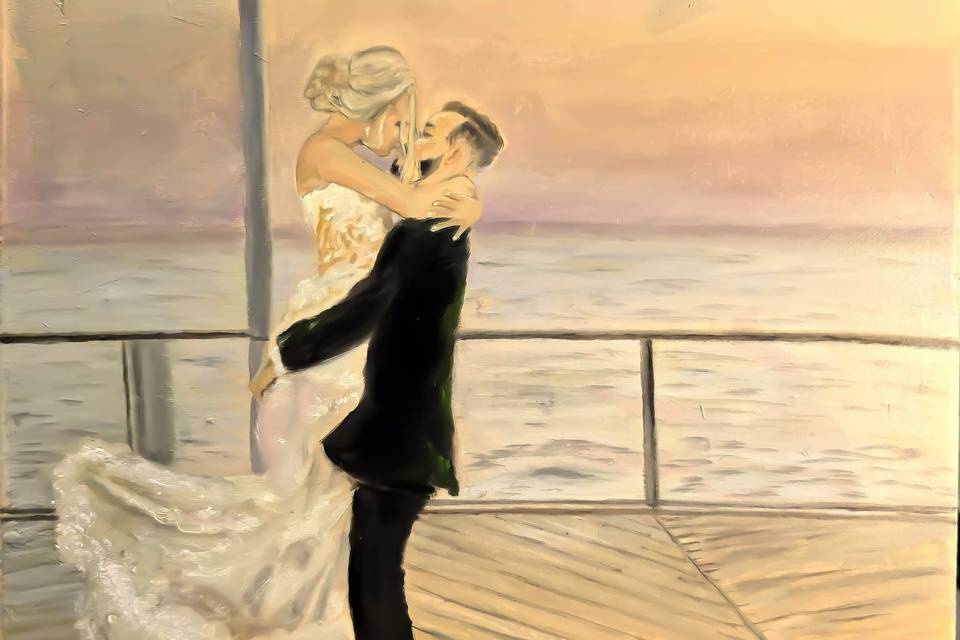 Rina Newton Live Wedding Painter (Painting)