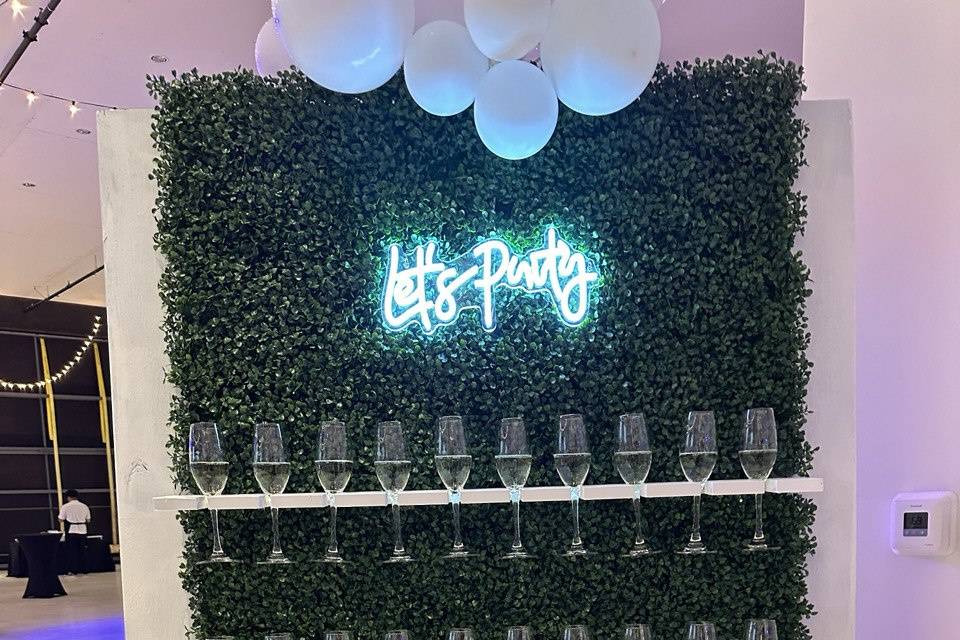 Champagne Wall