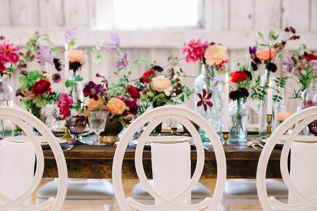 Harvest table centrepiece