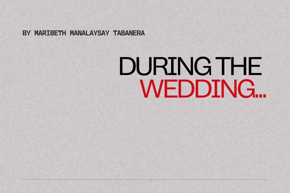 Wedding Process Slide 3/6