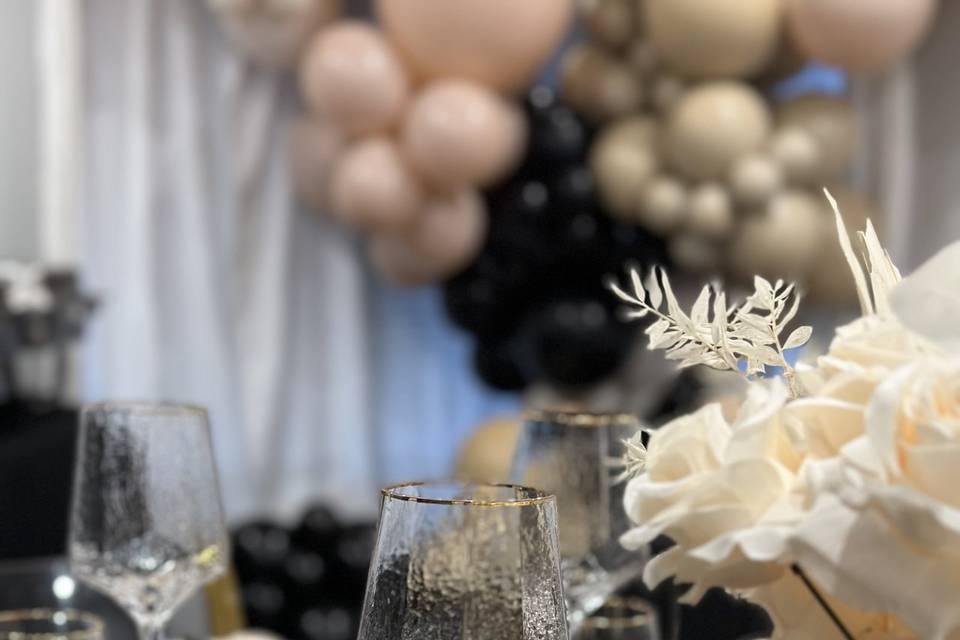 Reception Table Decor