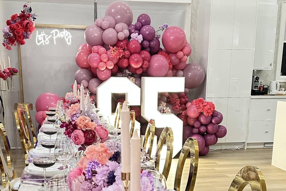 Event Table Decor