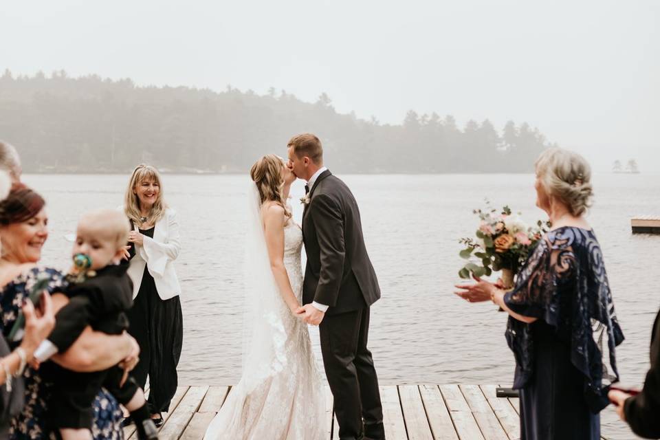 Elopement by the lake