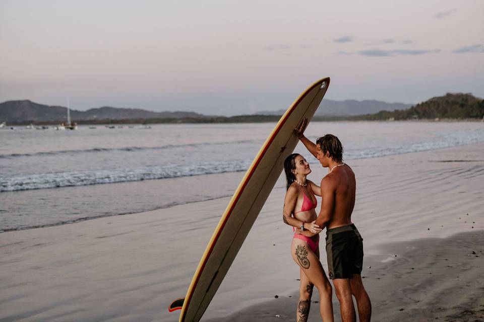 Costa Rica surf beach session