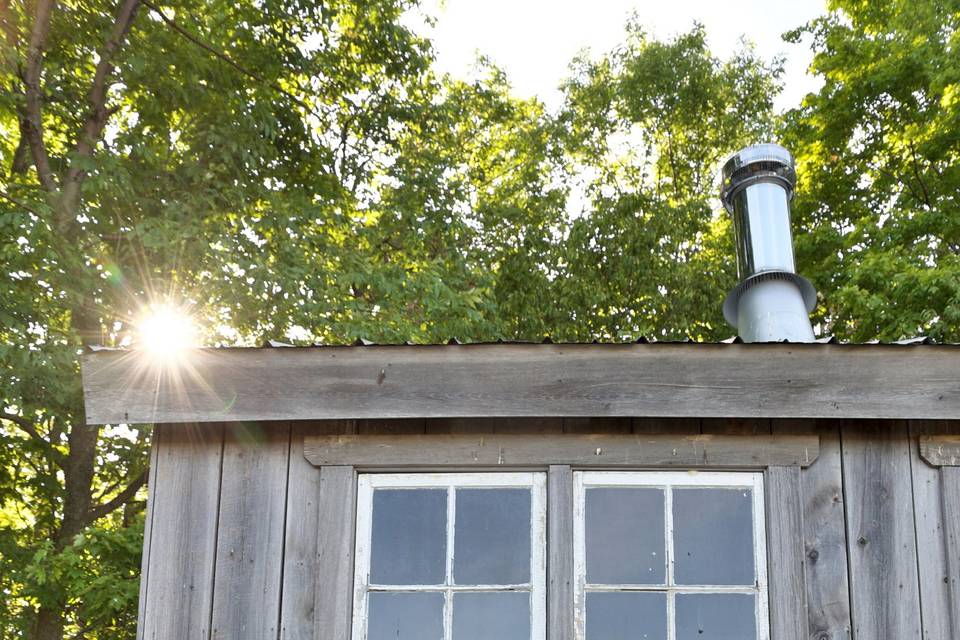 A Kiss by the Old Shed