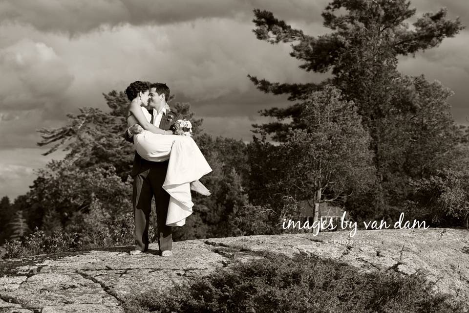 Couple on Island, Stoney Lake