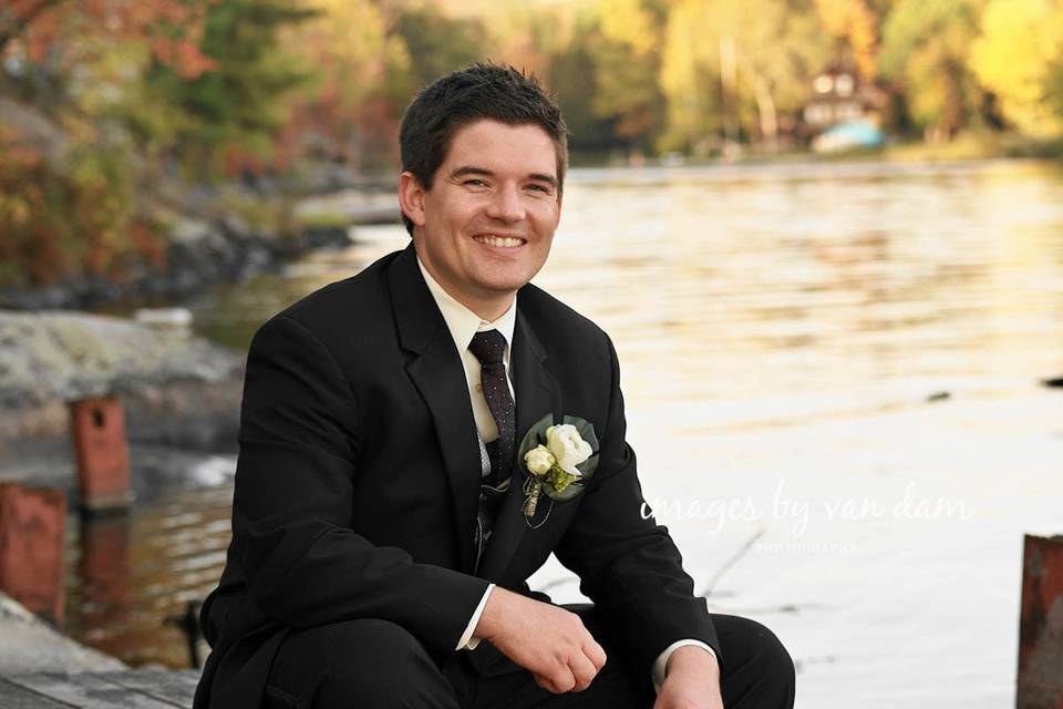 Groom by Stoney Lake