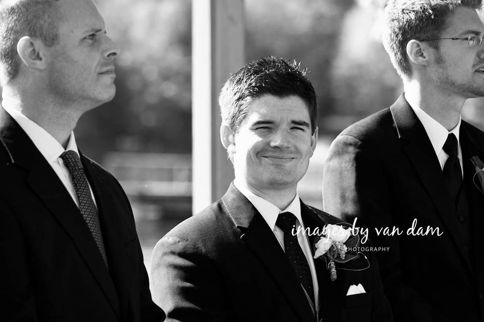 Groom Awaiting his Bride