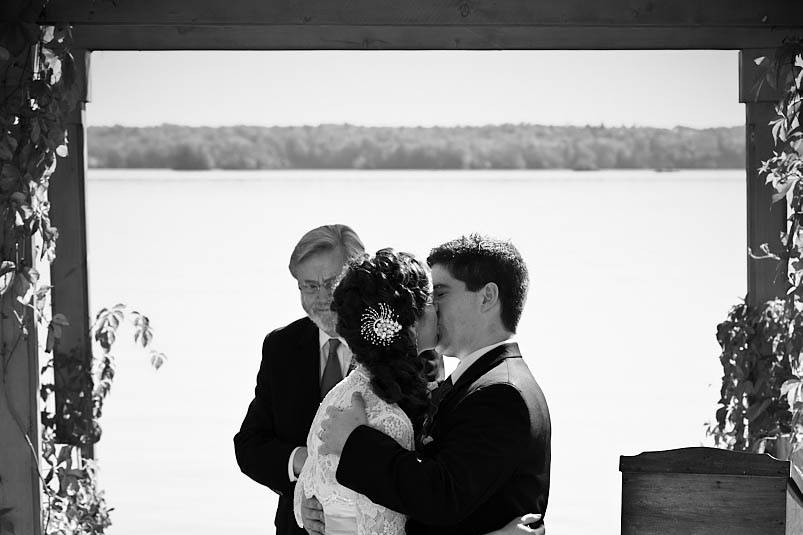 Groom reads his vows