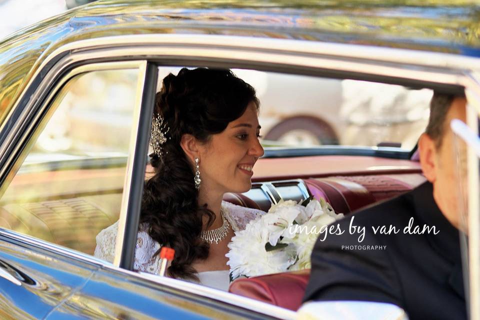 Bride Arrives in Car, Viamede