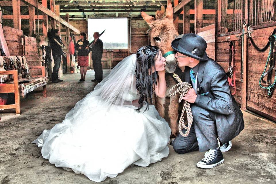 She loves horses too