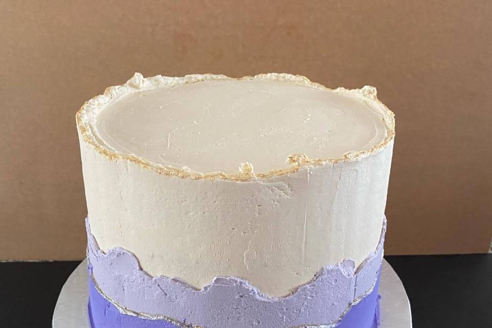Vanilla ombre cake