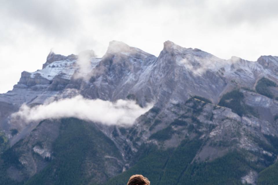 Lake Minnewanka photoshoot