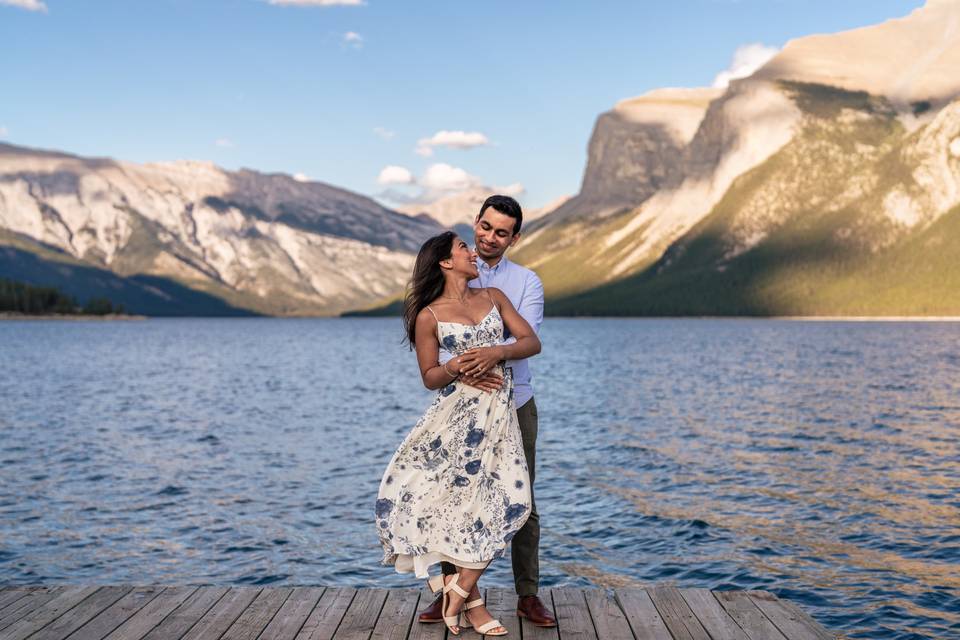 Minnewanka engagement