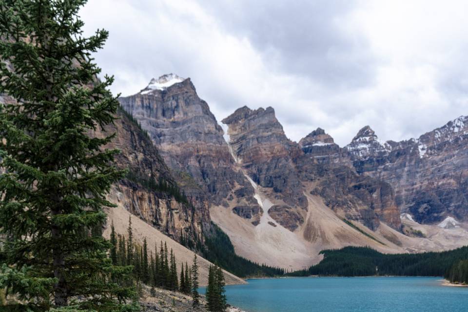 Moraine Lake ceremony