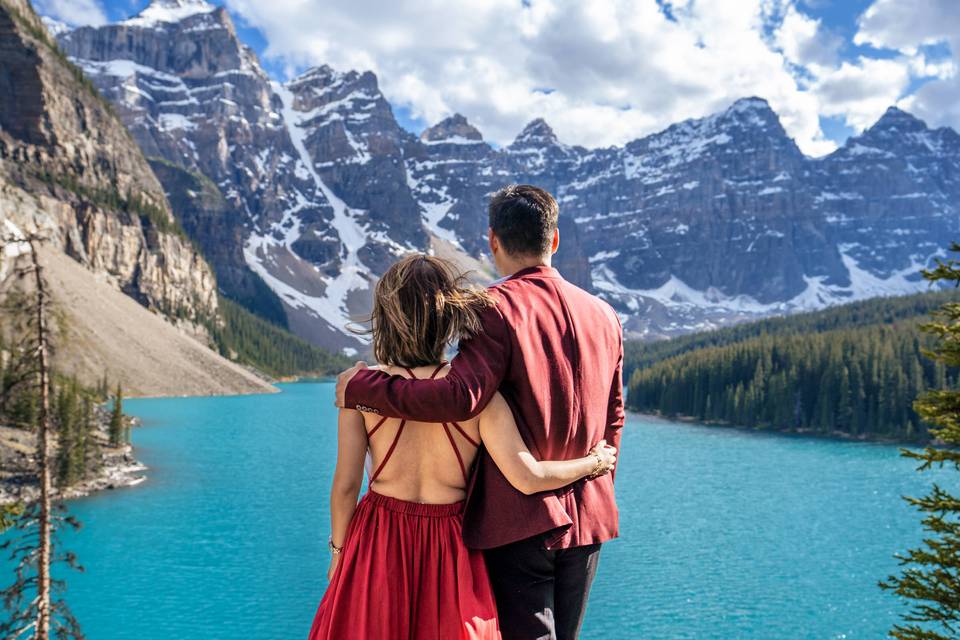 Moraine Lake elopement